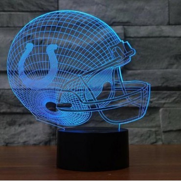 Indianapolis Colts 3D LED Light Lamp