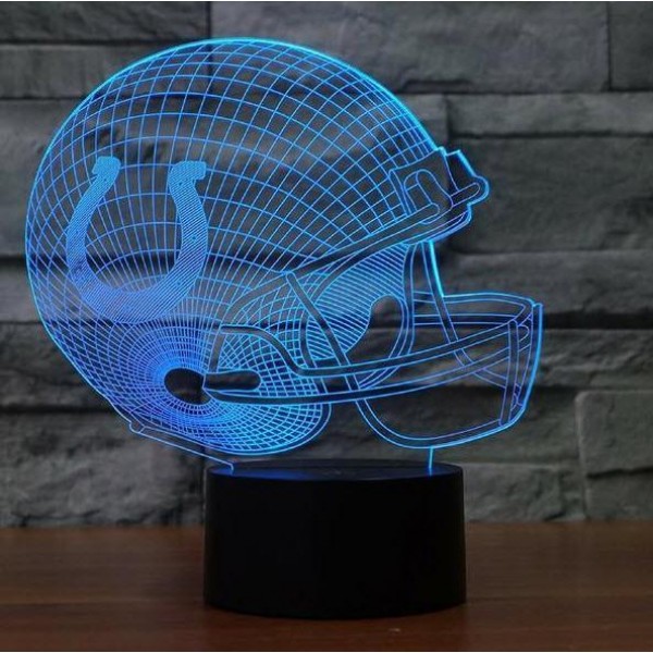 Indianapolis Colts 3D LED Light Lamp