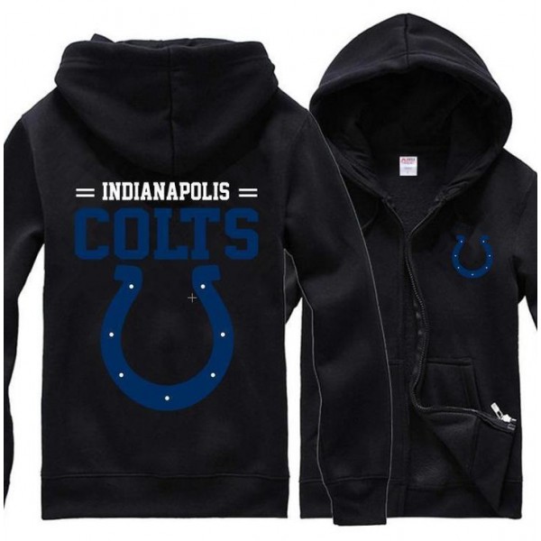 Indianapolis Colts Winter Hoodie Black