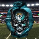 Jacksonville Jaguars 3D Hoodie Chains Skull