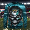 Jacksonville Jaguars 3D Hoodie Chains Skull
