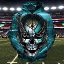 Jacksonville Jaguars 3D Hoodie Chains Skull