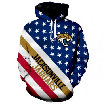 Jacksonville Jaguars 3D Hoodie Cool Flag