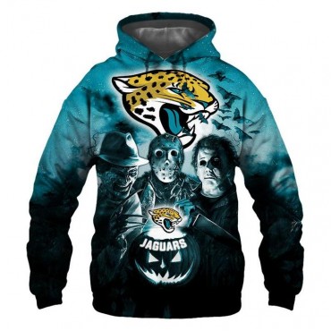 Jacksonville Jaguars 3D Hoodie Horror Sweatshirt