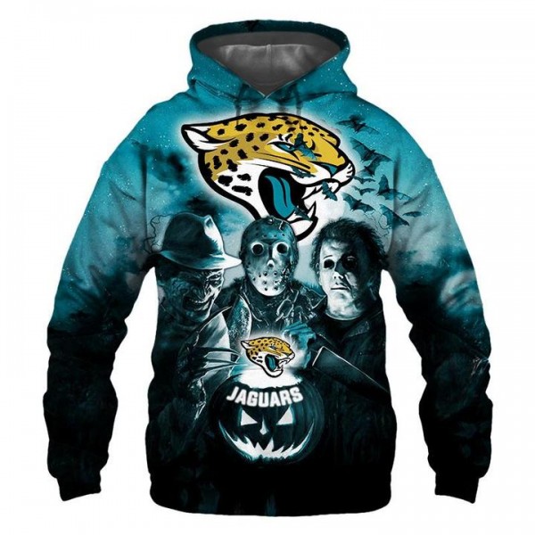 Jacksonville Jaguars 3D Hoodie Horror Sweatshirt