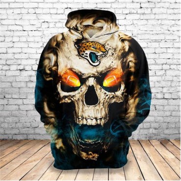 Jacksonville Jaguars 3D Hoodie Hot Skull