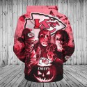 Kansas City Chiefs 3D Hoodie Halloween