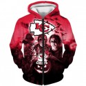 Kansas City Chiefs 3D Hoodie Horror Sweatshirt