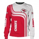 Kansas City Chiefs 3D Hoodie Red White