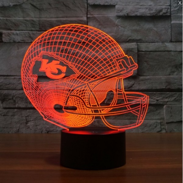 Kansas City Chiefs 3D LED Light Lamp