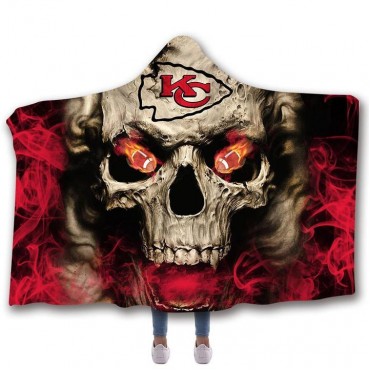 Kansas City Chiefs Classic 3D Hooded Blanket