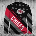 Kansas City Chiefs Hoodie 3D Grey Flag