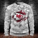 Kansas City Chiefs Hoodie 3D Ice