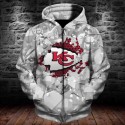 Kansas City Chiefs Hoodie 3D Ice