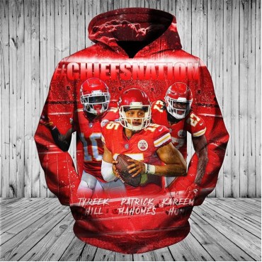 Kansas City Chiefs Hoodie 3D Nation