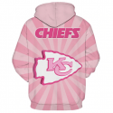 Kansas City Chiefs Hoodie 3D Pink