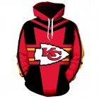 Kansas City Chiefs Hoodie 3D Unique Red
