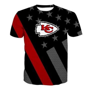 Kansas City Chiefs T-Shirt 3D Flag