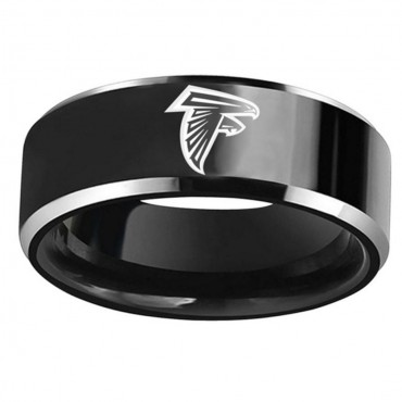 Limited Edition Atlanta Falcons Titanium Steel Ring