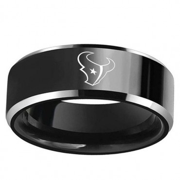 Limited Edition Houston Texans Titanium Steel Ring