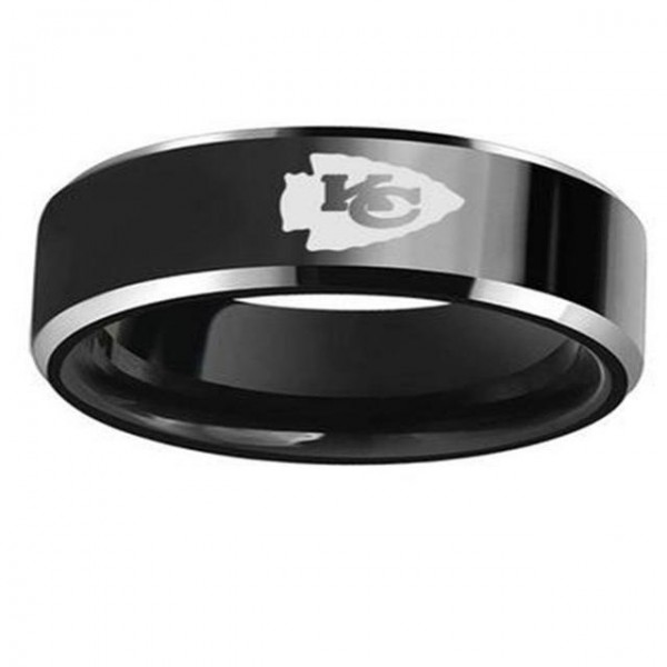Limited Edition Kansas City Chiefs Titanium Steel Ring