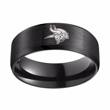 Limited Edition Minnesota Vikings Titanium Steel Ring
