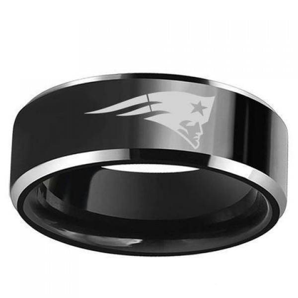 Limited Edition New England Patriots Titanium Steel Ring
