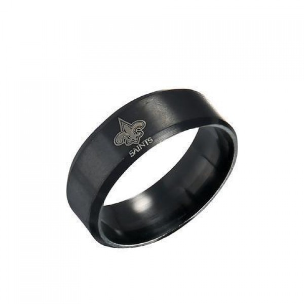 Limited Edition New Orleans Saints Titanium Steel Ring