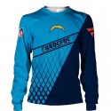 Los Angeles Chargers 3D Hoodie Blue Net