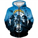 Los Angeles Chargers 3D Hoodie Halloween