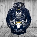 Los Angeles Chargers 3D Hoodie Horror Movie Venom