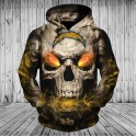 Los Angeles Chargers 3D Hoodie Hot Skull