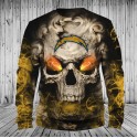 Los Angeles Chargers 3D Hoodie Hot Skull