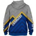 Los Angeles Chargers 3D Hoodie Right Angle