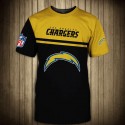 Los Angeles Chargers 3D Hoodie Yellow and Black