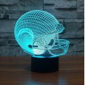 Los Angeles Chargers 3D Led Light Lamp