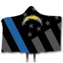 Los Angeles Chargers Classic 3D Hooded Blanket