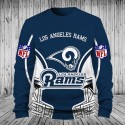 Los Angeles Rams 3D Hoodie Blue