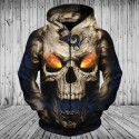 Los Angeles Rams 3D Hoodie Hot Skull