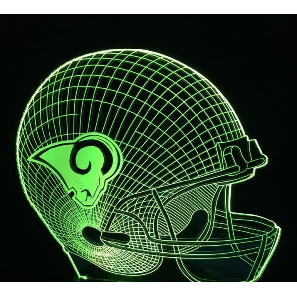 Los Angeles Rams 3D Led Light Lamp