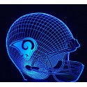 Los Angeles Rams 3D Led Light Lamp