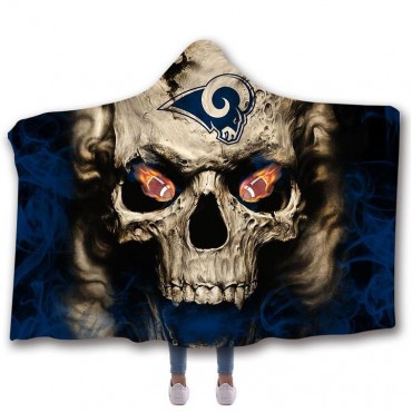 Los Angeles Rams Classic 3D Hooded Blanket