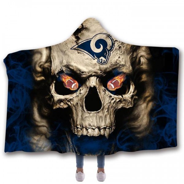 Los Angeles Rams Classic 3D Hooded Blanket