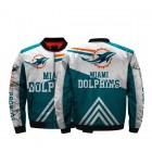 Miami Dolphins 3D Bomber Jacket New
