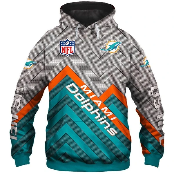 Miami Dolphins 3D Hoodie Angles