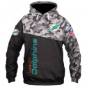 Miami Dolphins 3D Hoodie Camo and Black