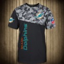 Miami Dolphins 3D Hoodie Camo and Black