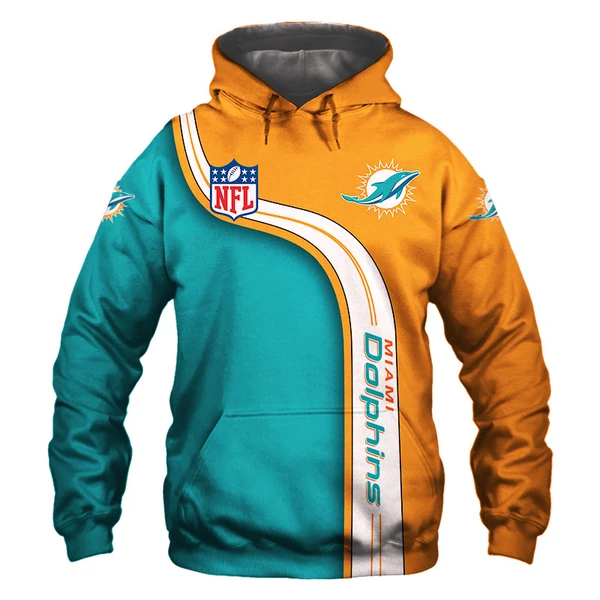 Miami Dolphins 3D Hoodie Cool