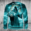 Miami Dolphins 3D Hoodie Death Skull