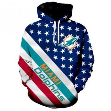 Miami Dolphins 3D Hoodie Flag